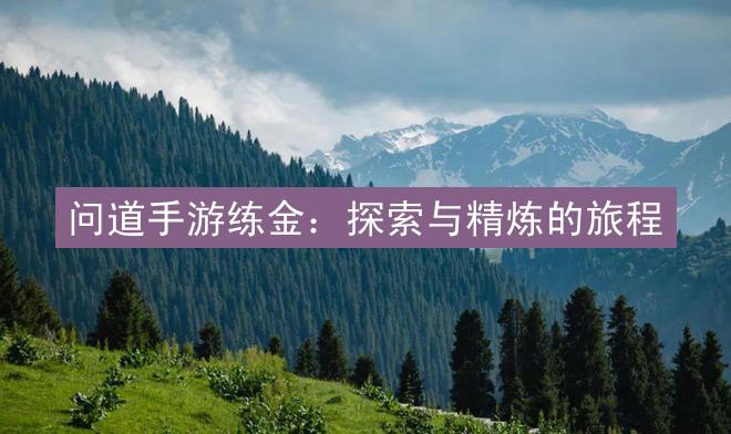 问道手游练金：探索与精炼的旅程