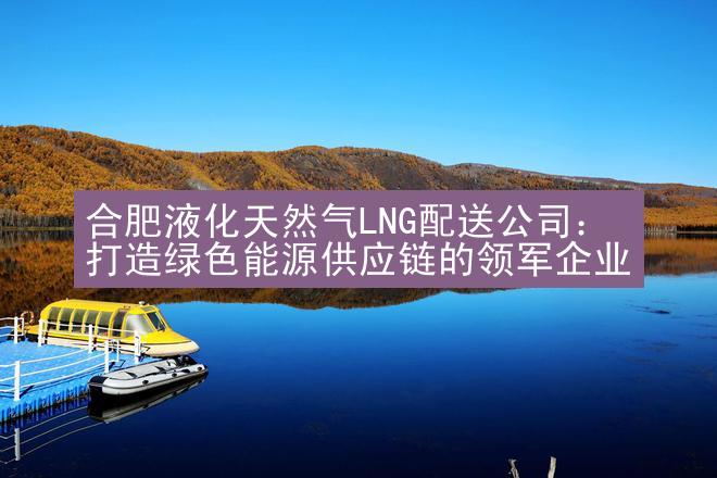 合肥液化天然气LNG配送公司：打造绿色能源供应链的领军企业